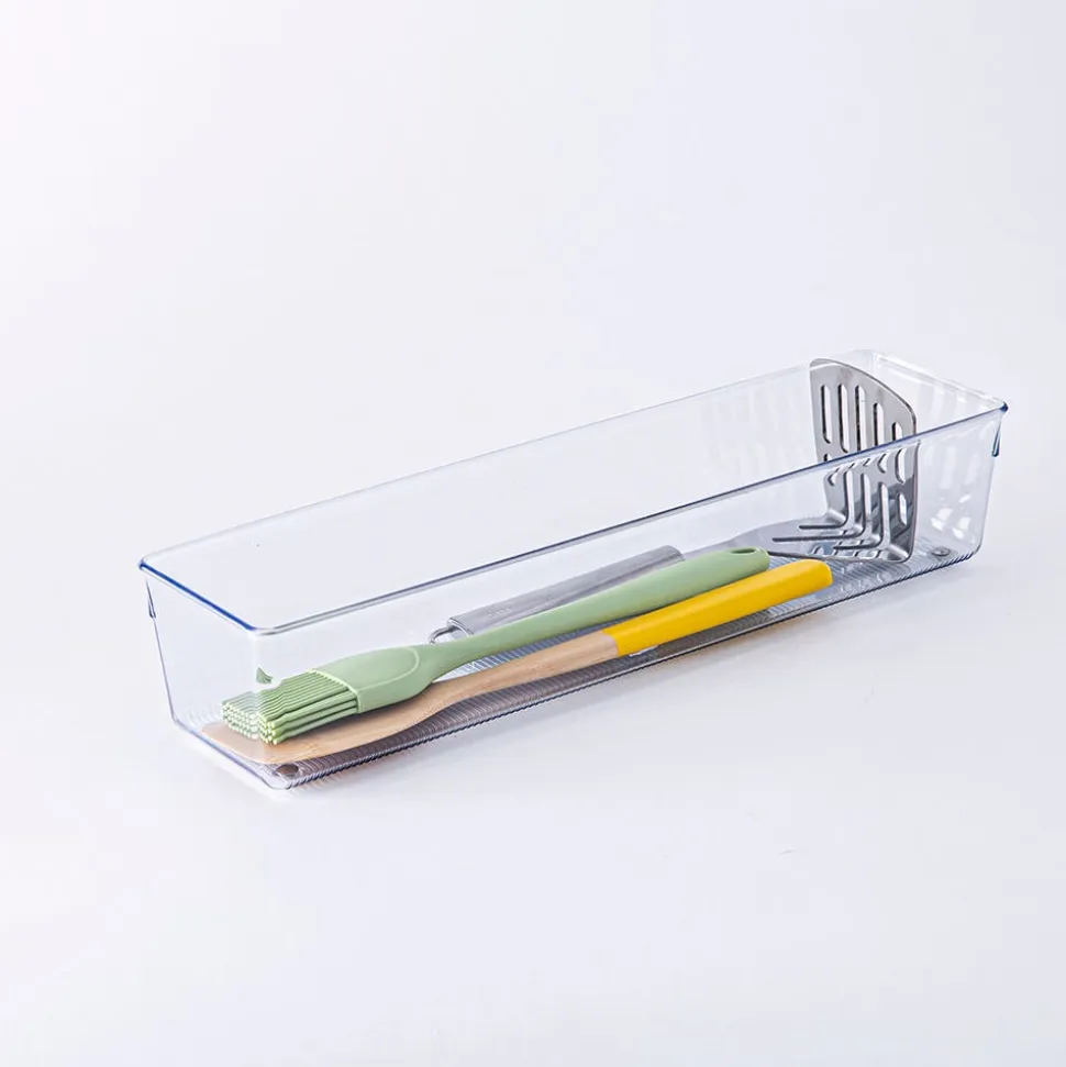 iDesign Linus Drawer Organizer Grand Bin Rectangular 4x16"