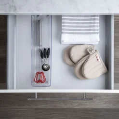 iDesign Linus Drawer Organizer Grand Bin Rectangular 4x16