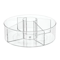 iDesign Linus Pantry Organizer Divided Turntable with Cup 11.5" Dia.