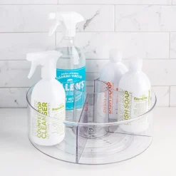 iDesign Linus Pantry Organizer Divided Turntable with Cup 11.5