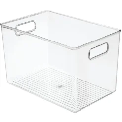 iDesign Linus 'Tall' Fridge 'N Pantry Binz (Clear) 12x8x8
