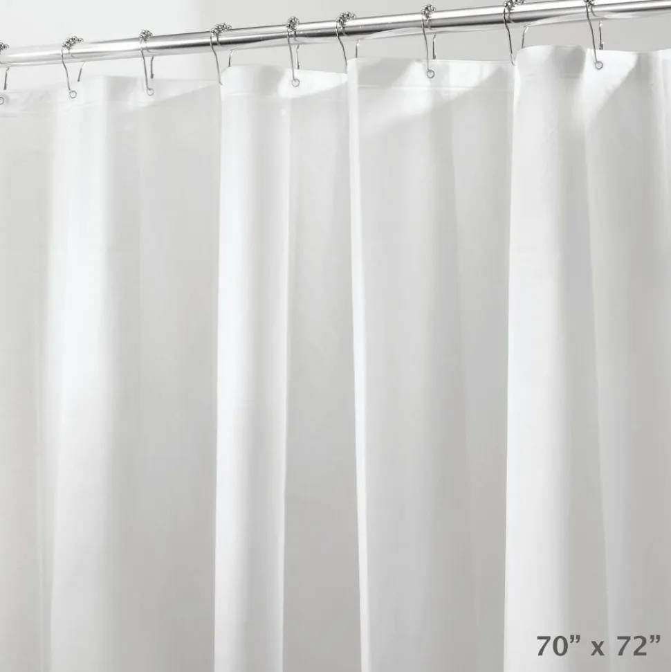iDesign Peva '4.4-Gauge' Shower Curtain Liner (Frosted)