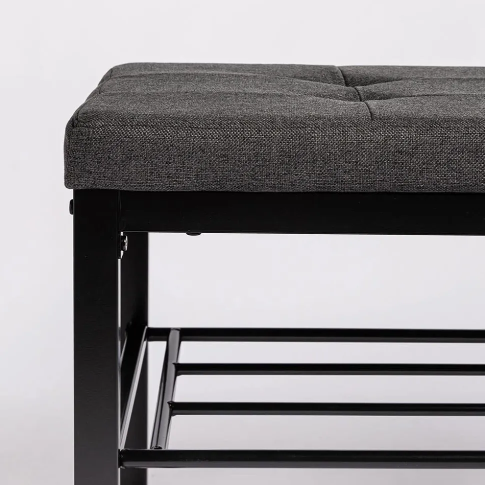 ITY Fabric Bench with Storage (Grey)