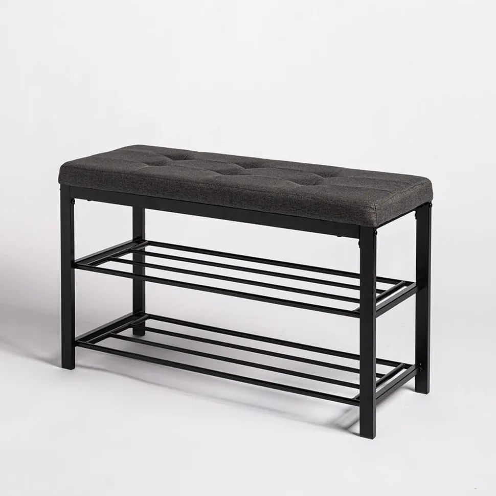 ITY Fabric Bench with Storage (Grey)