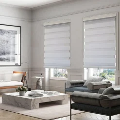 ITY Olivia Stone Cordless Polyester Day-Night Blind 40