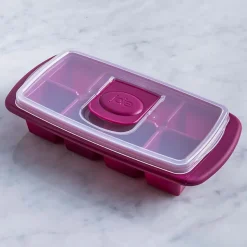 Joie Flip and Fill Ice Cube Tray with Lid X-Large Cubes (Asstd.)
