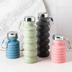 Joie On The Go Collapsible Water Bottle 475ml (Pink)