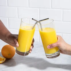 Joie Reusable Drinking Straw - Set of 8 (Stainless Steel)
