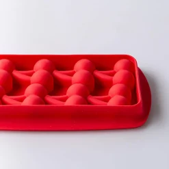 Joie Shapes 'Cherry' Ice Cube Tray 8-capacity (Red)