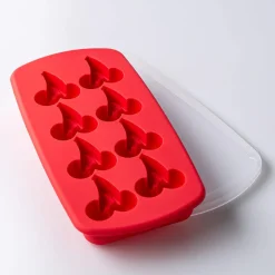 Joie Shapes 'Cherry' Ice Cube Tray 8-capacity (Red)
