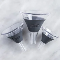 Joie Wide Mouth Plastic Funnel - Set of 3 (Assorted)