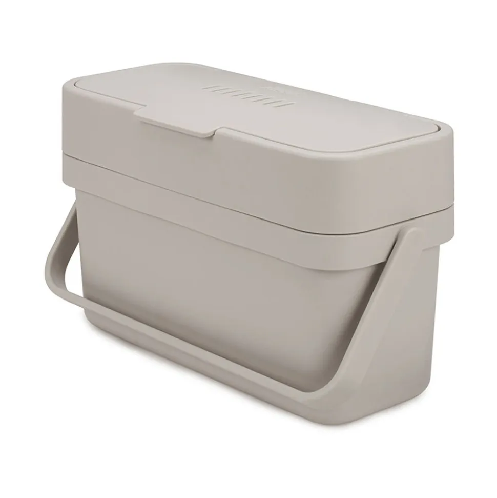 Joseph Joseph Compo Plastic Compost Bin-Pail (White/Green)
