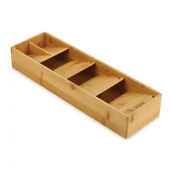 Joseph Joseph DrawerStore Bamboo Cutlery Organizer 15.8x4.7x2.4