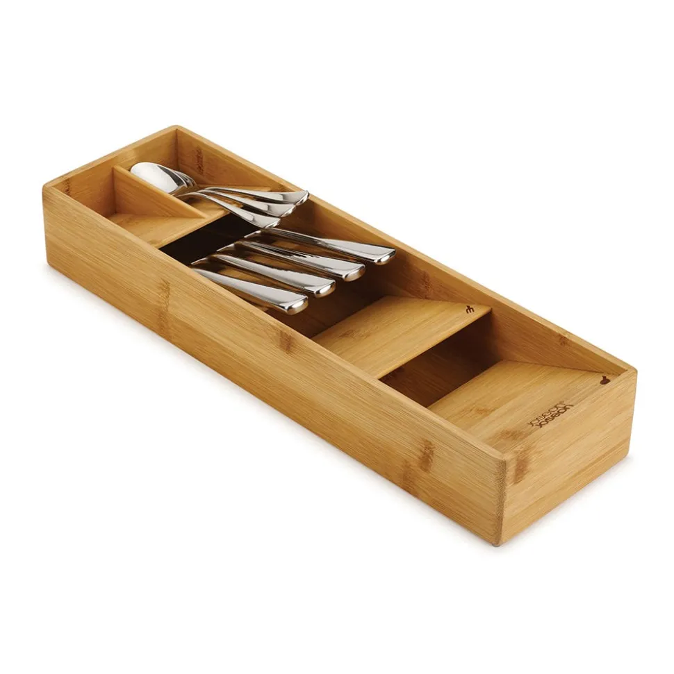 Joseph Joseph DrawerStore Bamboo Cutlery Organizer 15.8x4.7x2.4"