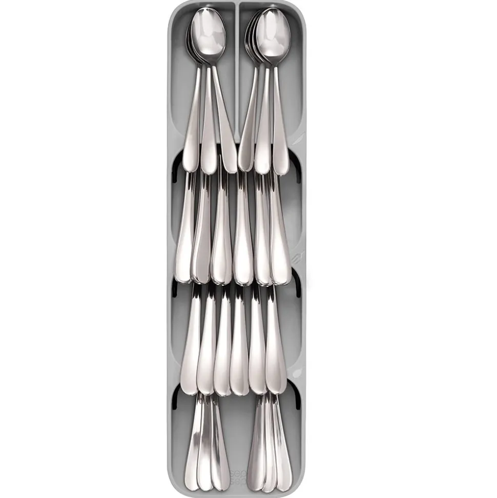 Joseph Joseph Drawerstore Compact Cutlery Tray (Grey) 15.5x4x2"