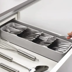 Joseph Joseph Drawerstore Compact Cutlery Tray (Grey) 15.5x4x2"