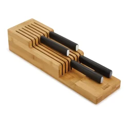 Joseph Joseph Drawerstore 2-Tier Bamboo Knife Organizer 15.8x3.3x4.5"