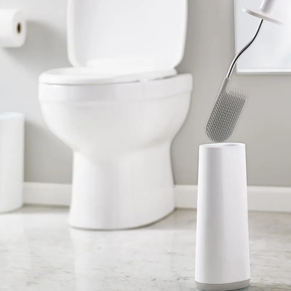 Joseph Joseph Smart Bath 'Flex' Toilet Brush (White/Grey)