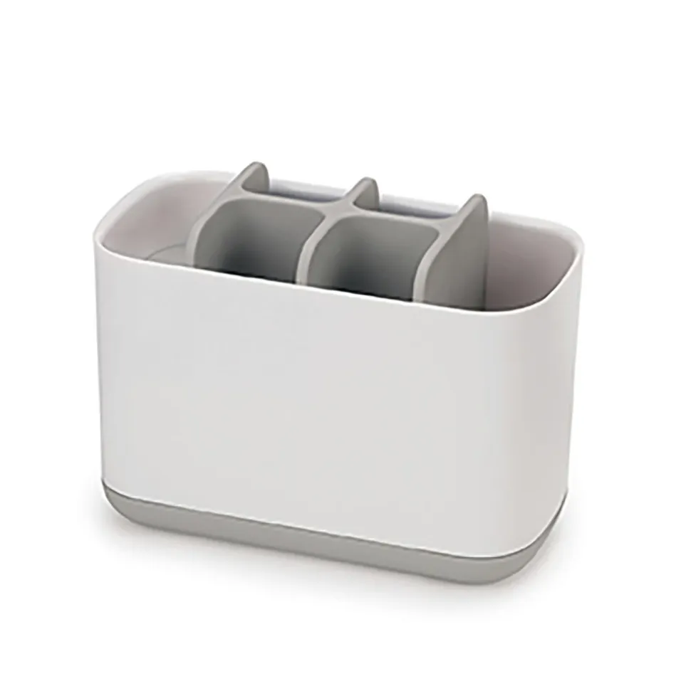 Joseph Joseph Smart Bath Toothbrush Holder Caddy (White/Grey)
