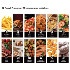JS Gourmet Digital Touch Air Fryer (Stainless Steel)