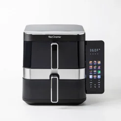 JS Gourmet Digital Touch Air Fryer (Stainless Steel)