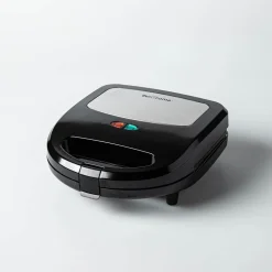 JS Gourmet '3-in-1' Griddler-Sandwich/Waffle Maker (Black)