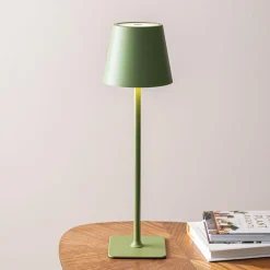 JS Maison Lucie Modern LED Touch Lamp (Sage)