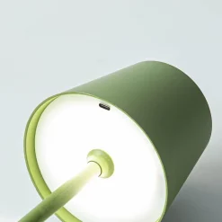 JS Maison Lucie Modern LED Touch Lamp (Sage)