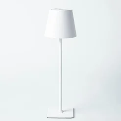 JS Maison Lucie Modern LED Touch Lamp (White)
