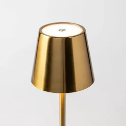 JS Maison Lucie Modern LED Touch Lamp (Gold)