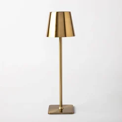 JS Maison Lucie Modern LED Touch Lamp (Gold)