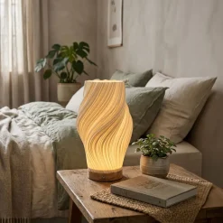 JS Maison Rechargeable 'Twist' Bedside Night Light