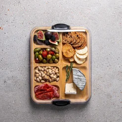 Kamenstein Buil-A-Board Portable Charcuterie Tray (Natural)