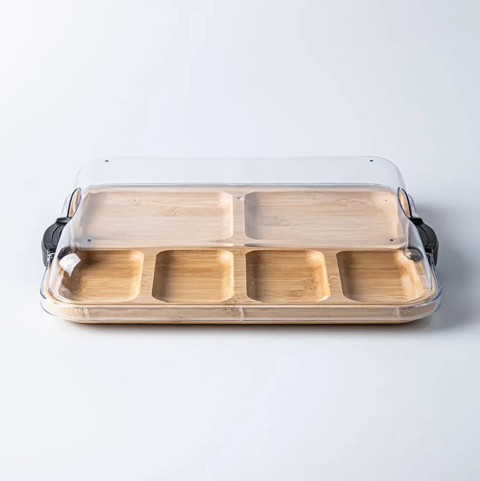 Kamenstein Buil-A-Board Portable Charcuterie Tray (Natural)