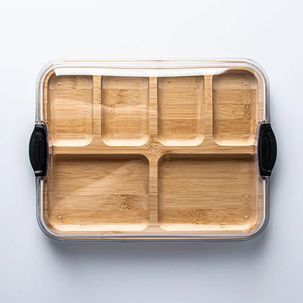 Kamenstein Buil-A-Board Portable Charcuterie Tray (Natural)