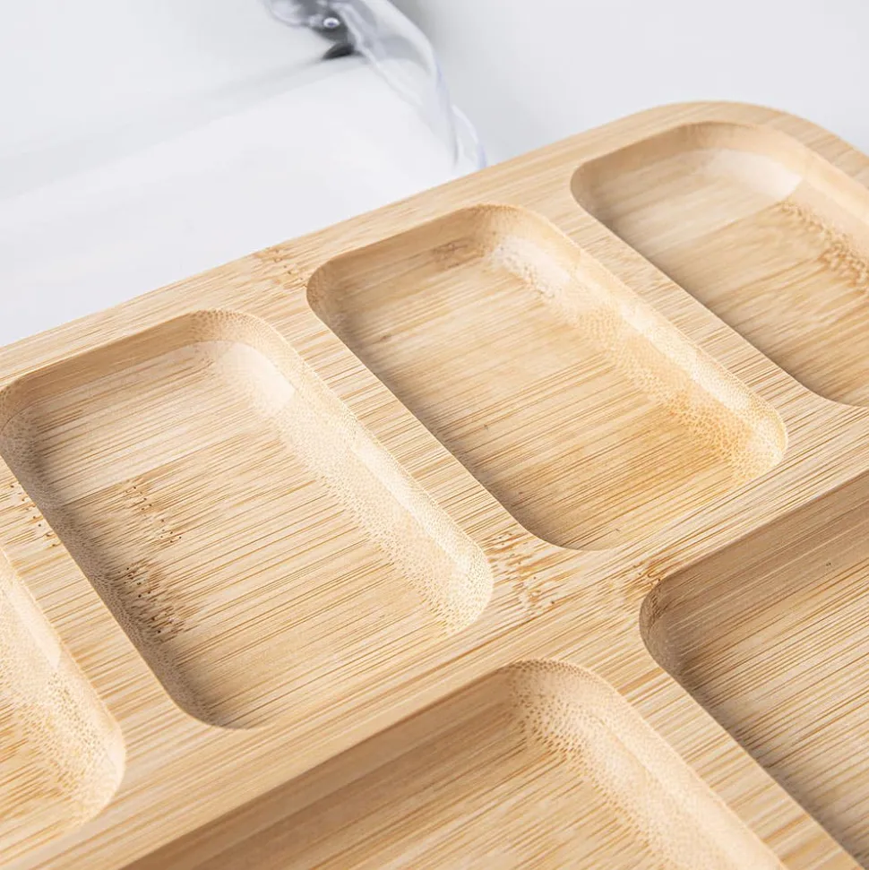 Kamenstein Buil-A-Board Portable Charcuterie Tray (Natural)