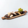 Keittiö Essentials Oval Serving Board (Black/Wood)