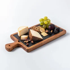 Keittiö Essentials Rectangular Serving Board (Black/Wood)