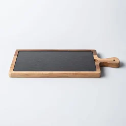 Keittiö Essentials Rectangular Serving Board (Black/Wood)