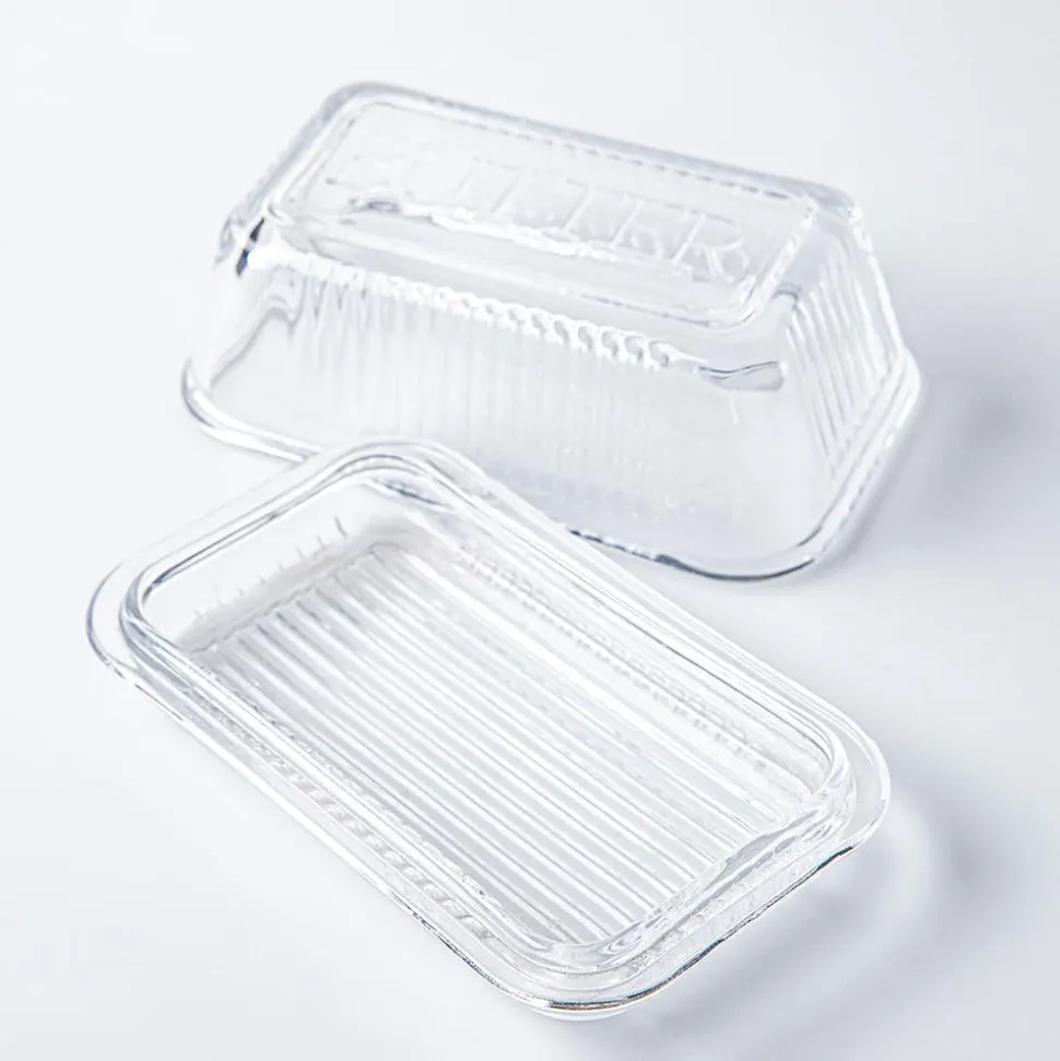 Keittiö Maslo Glass Butter Dish (Clear)