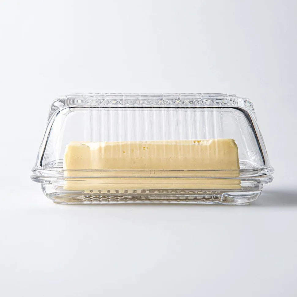 Keittiö Maslo Glass Butter Dish (Clear)