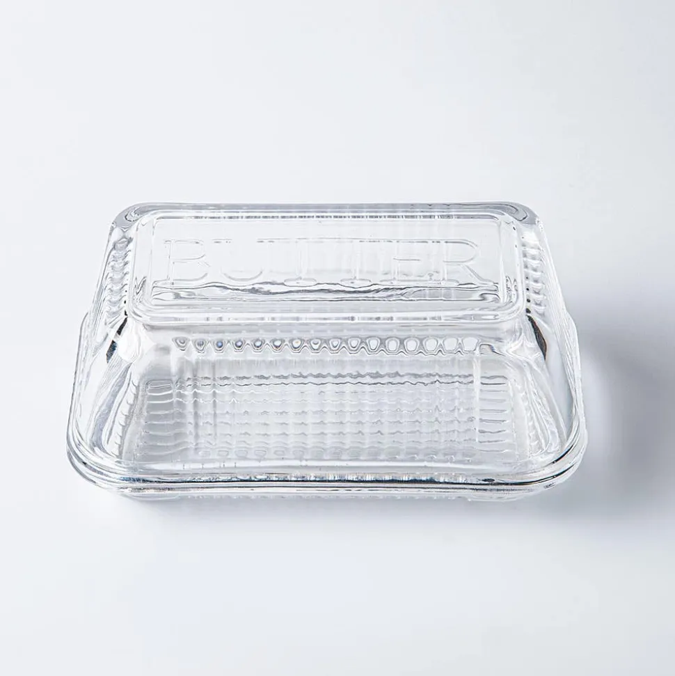 Keittiö Maslo Glass Butter Dish (Clear)