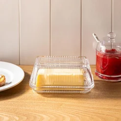 Keittiö Maslo Glass Butter Dish (Clear)