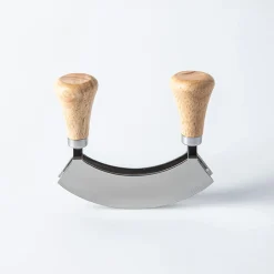 Keittiö Smooth Edge Dual Blade Mezzaluna (Stainless Steel)