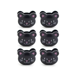Kikkerland Funky Bag Clip Cat (Black)