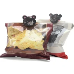 Kikkerland Funky Bag Clip Cat (Black)
