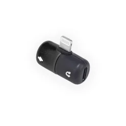 Kikkerland Tech Charge and Listen Adapter (Black)