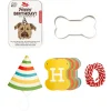 Kikkerland Tin 'Kobe' Happy Birthday Dog