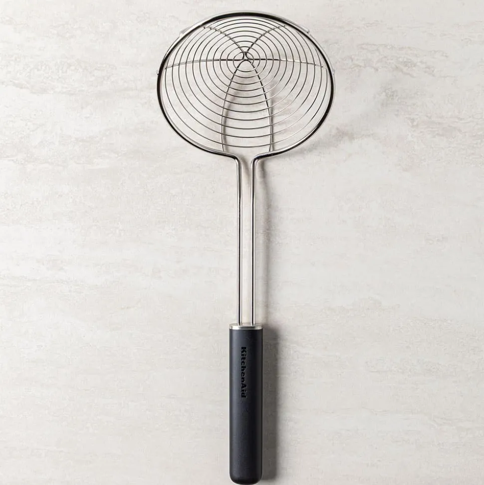 KitchenAid Classic Asian-Style Wire Strainer (Black/Stainless Steel)
