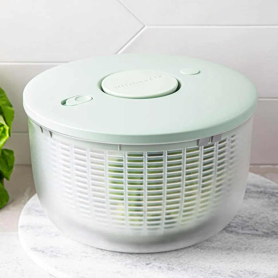 KitchenAid Soft-Touch Pump Salad Spinner (Pistachio)
